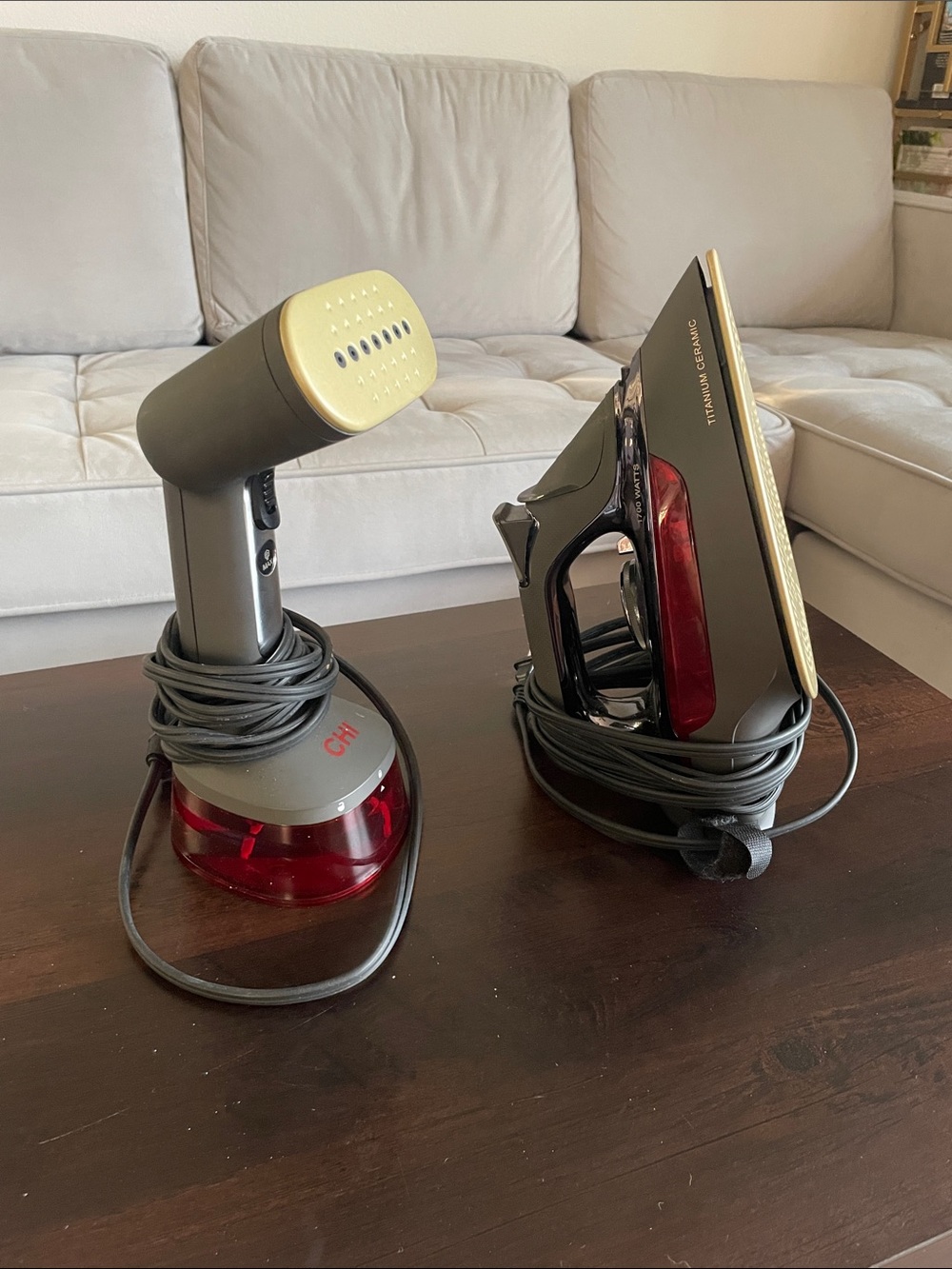Chi titanium ceramic iron and steamer